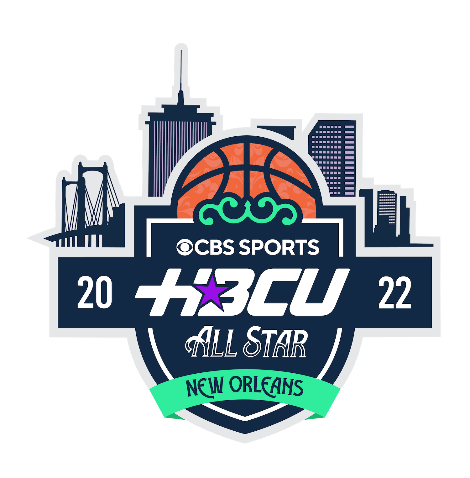 HBCU All Star Game Logo New Orleans 2022