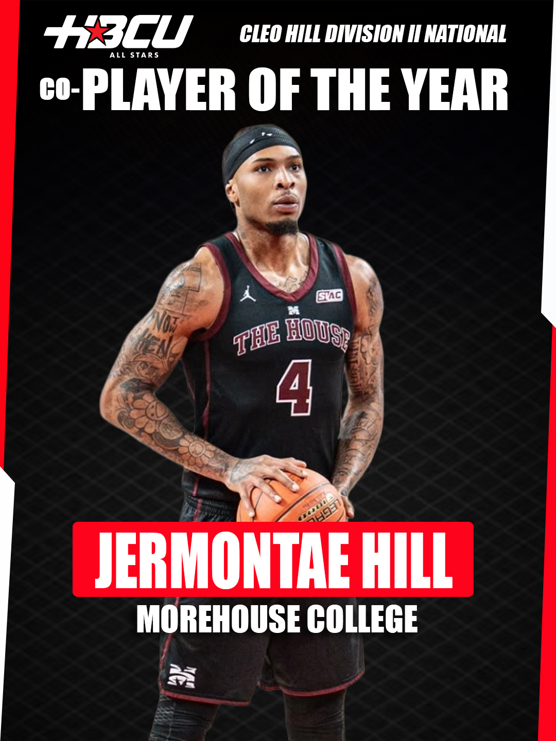 Jermontae Hill Cleo Hill Division II National Co-Player of the Year