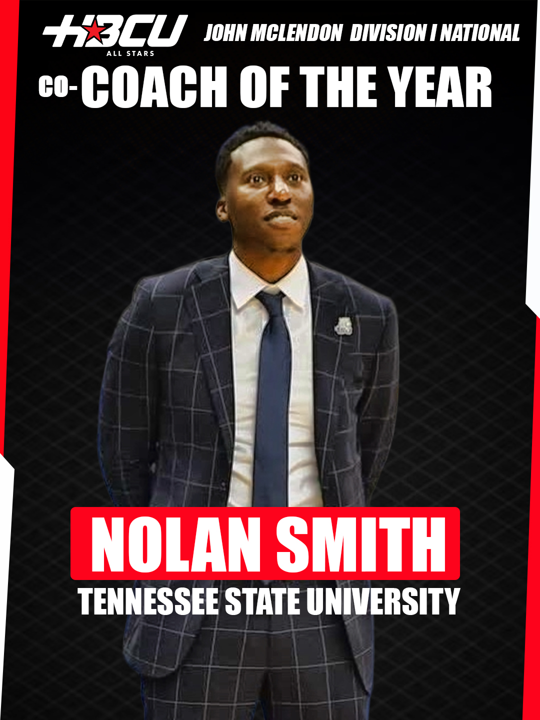 Nolan Smith John McLendon Division I National Co-Coach of the Year